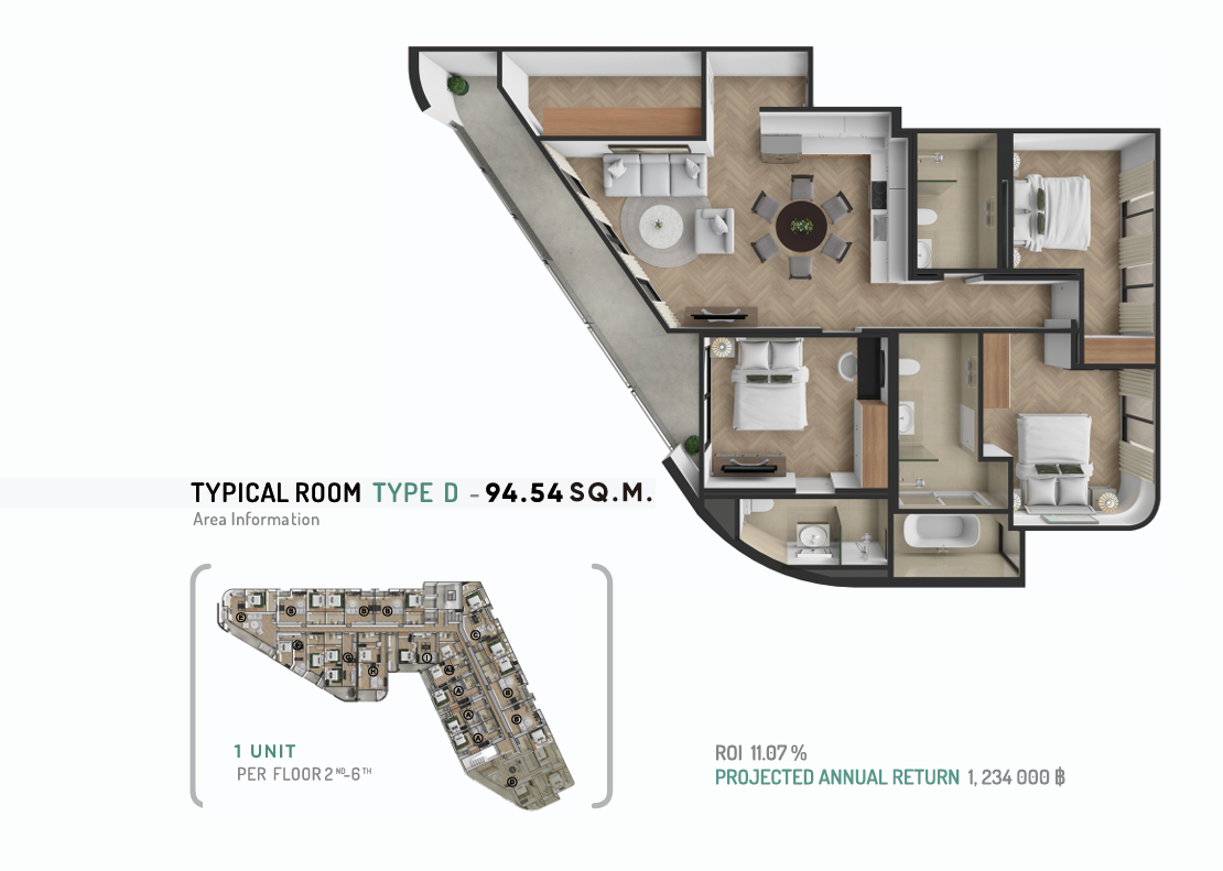 3 BR