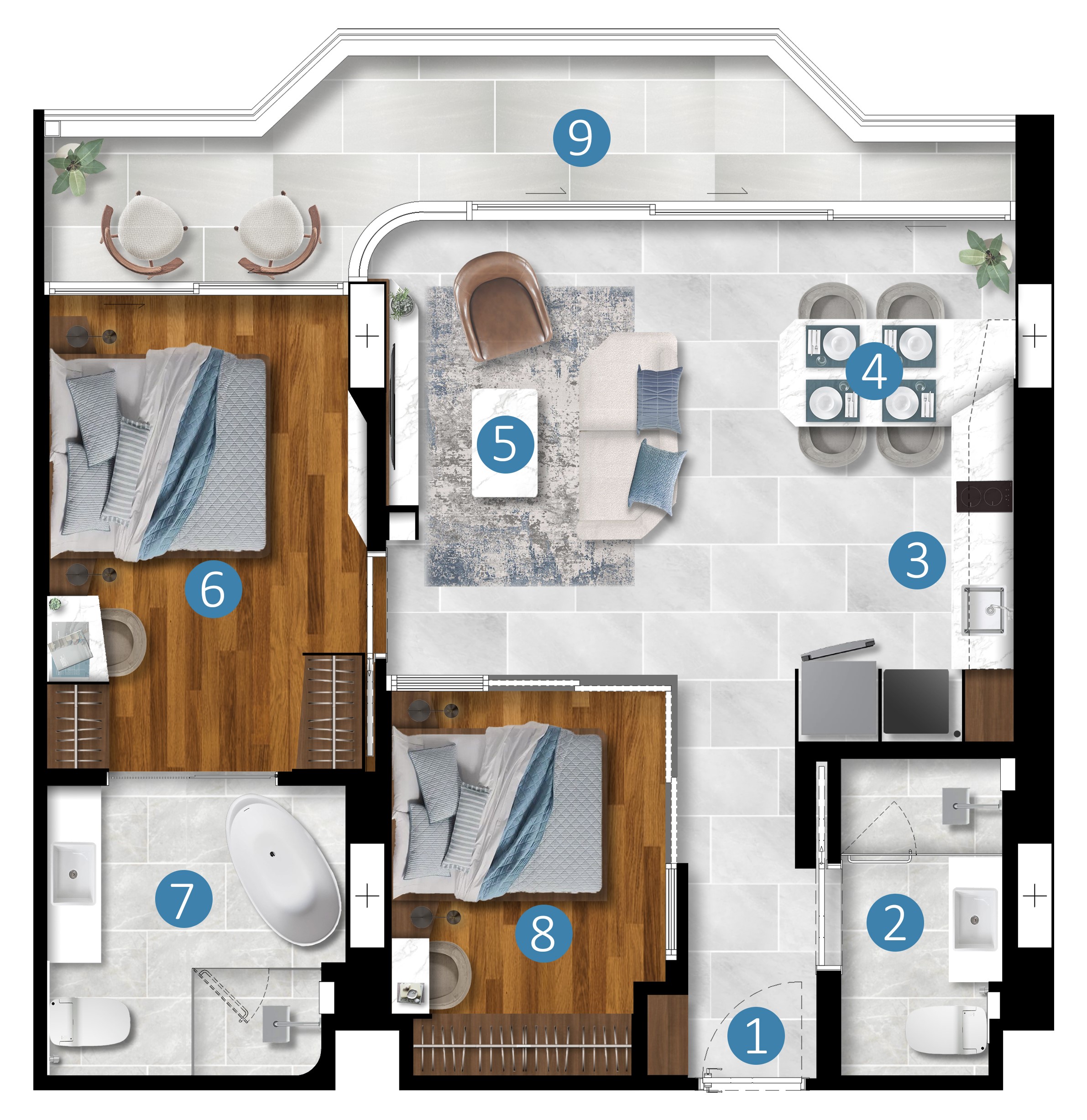 2 BR