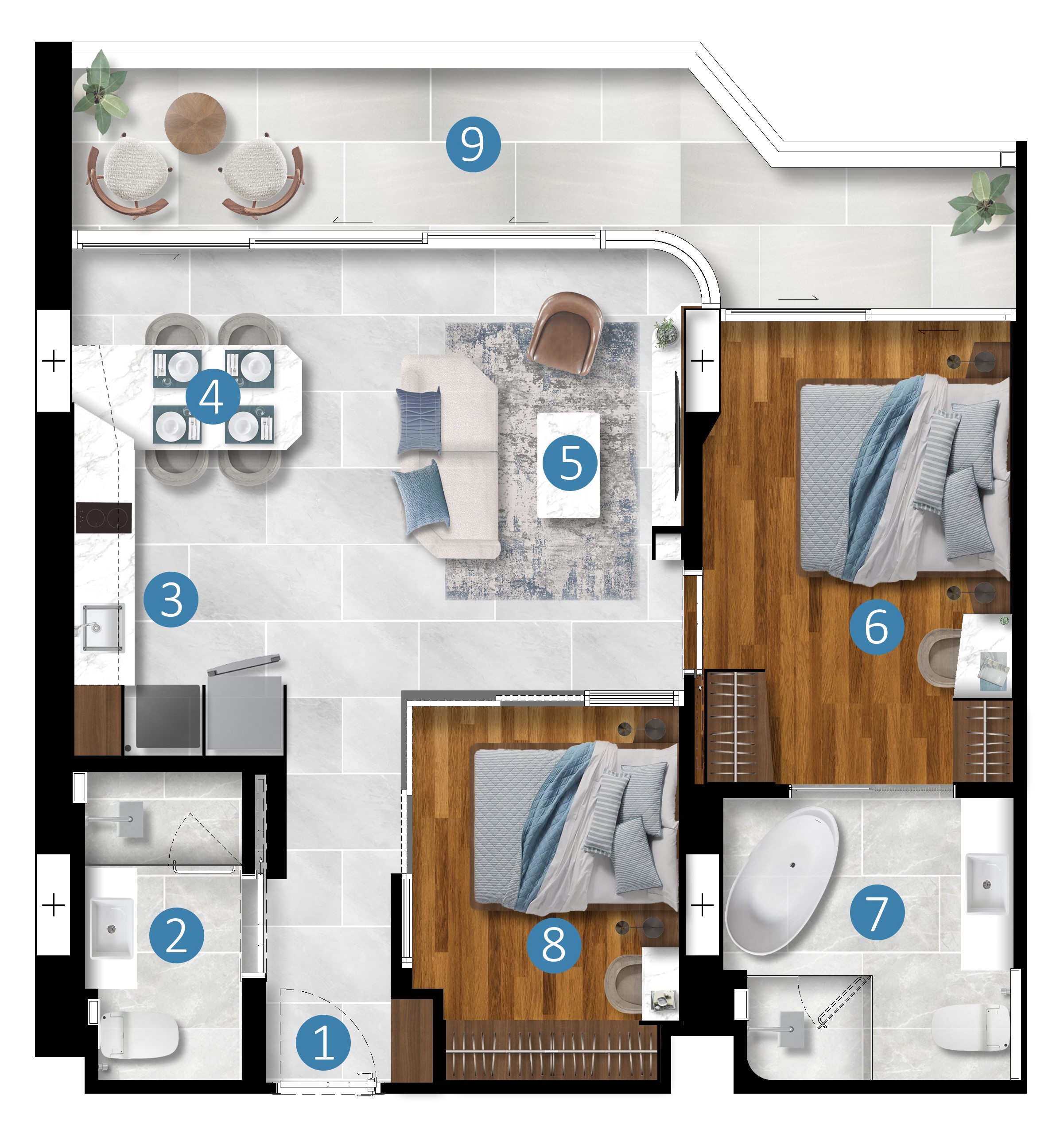 2 BR