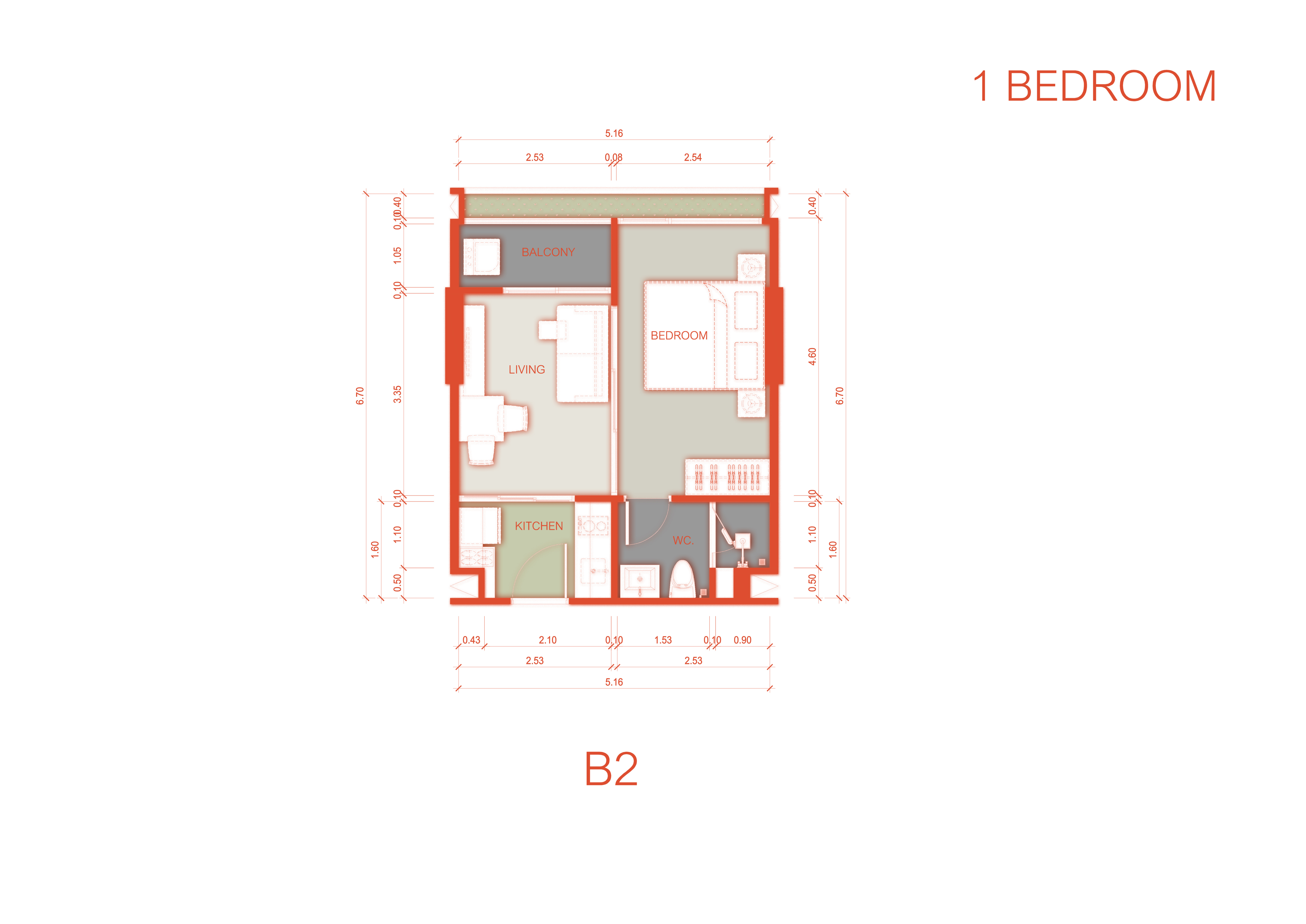 1 BR