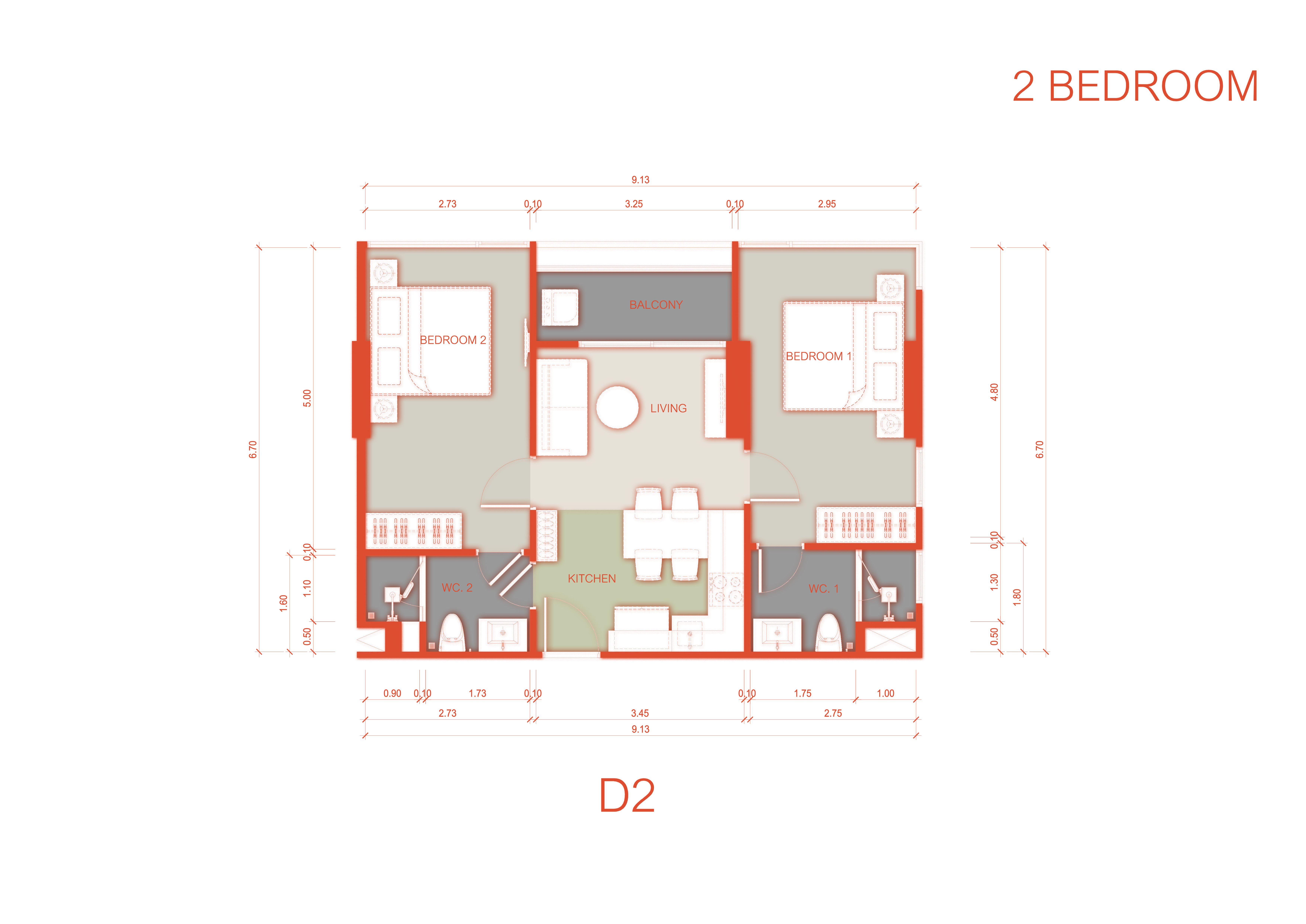 2 BR