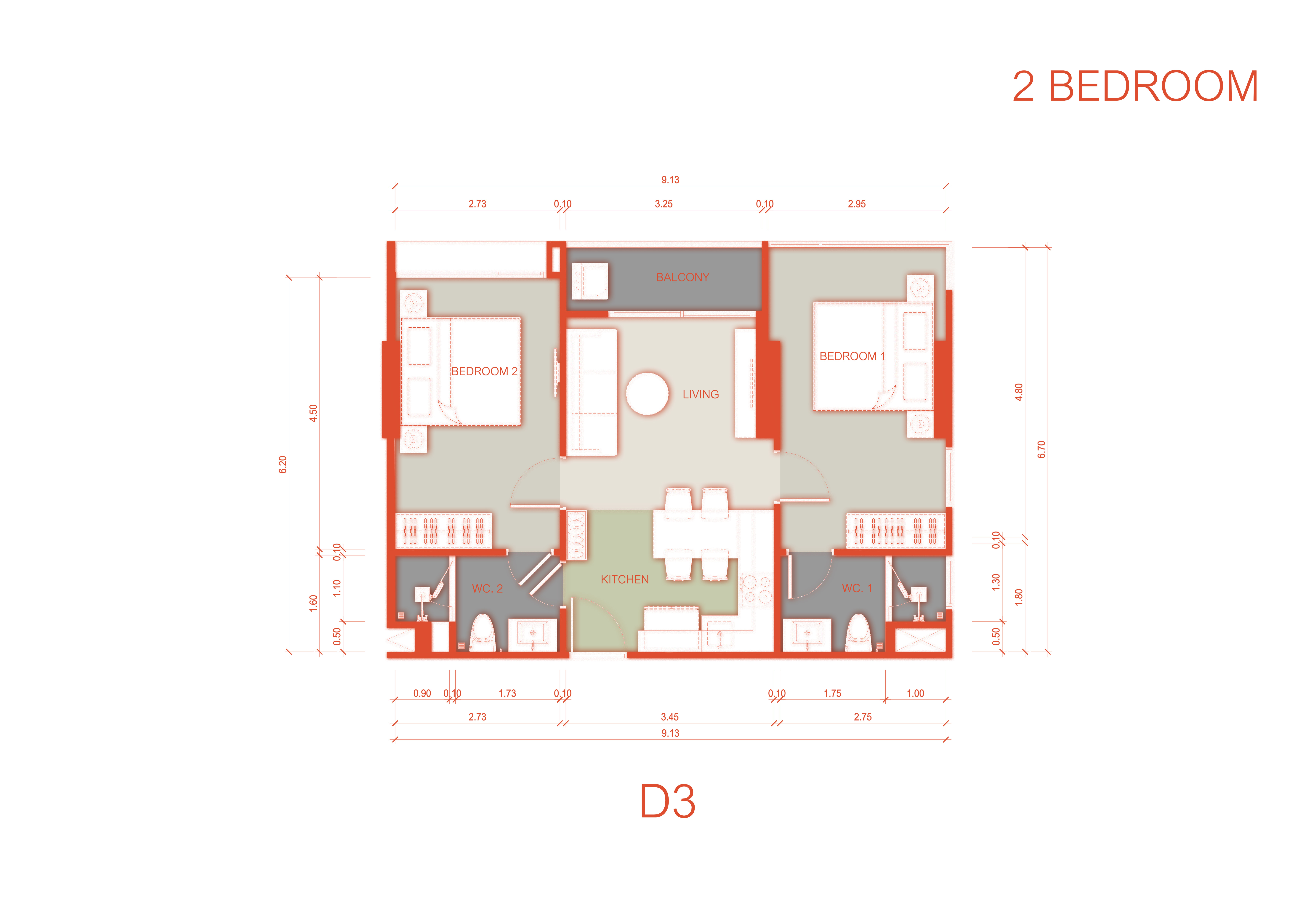 2 BR