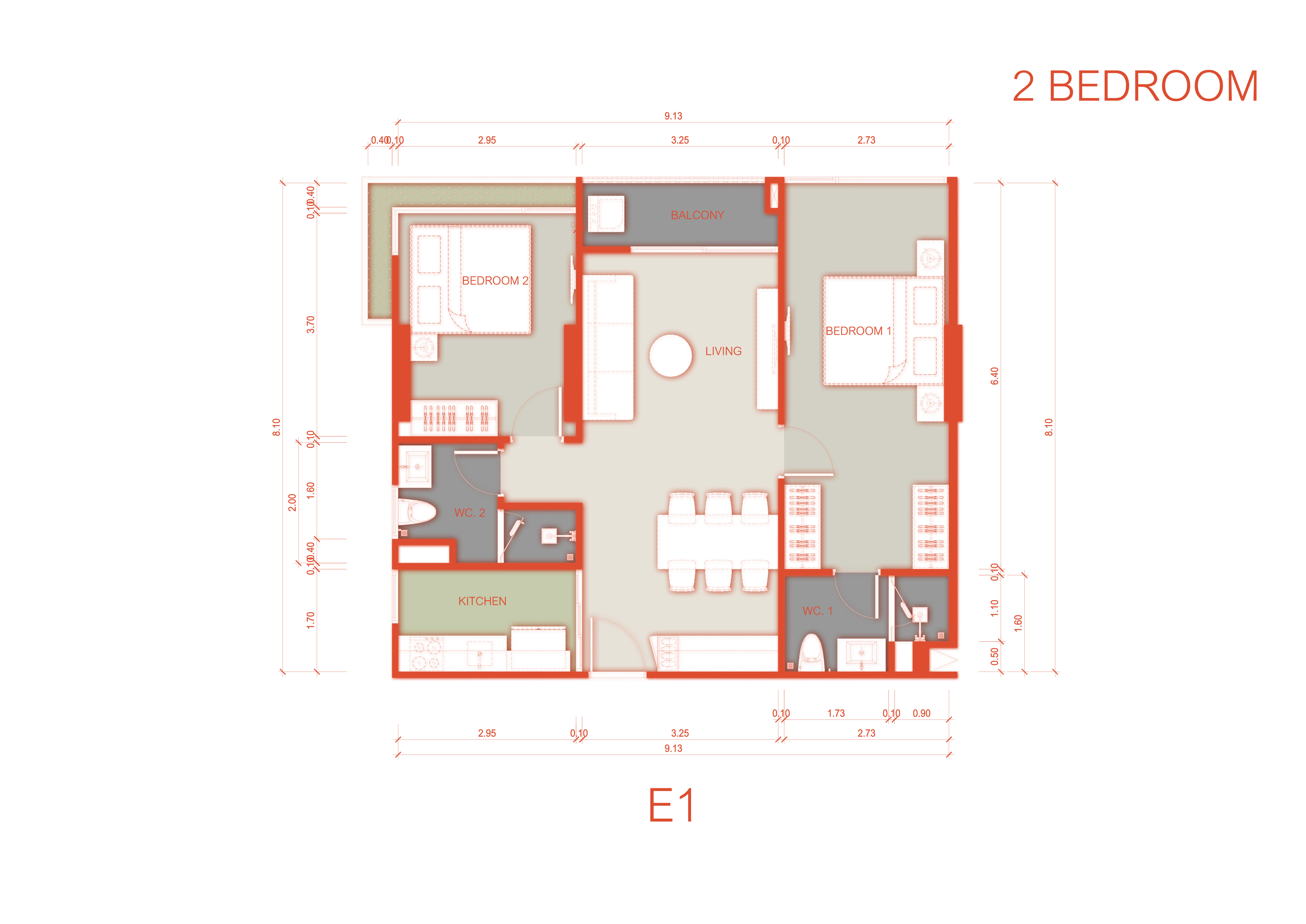 2 BR