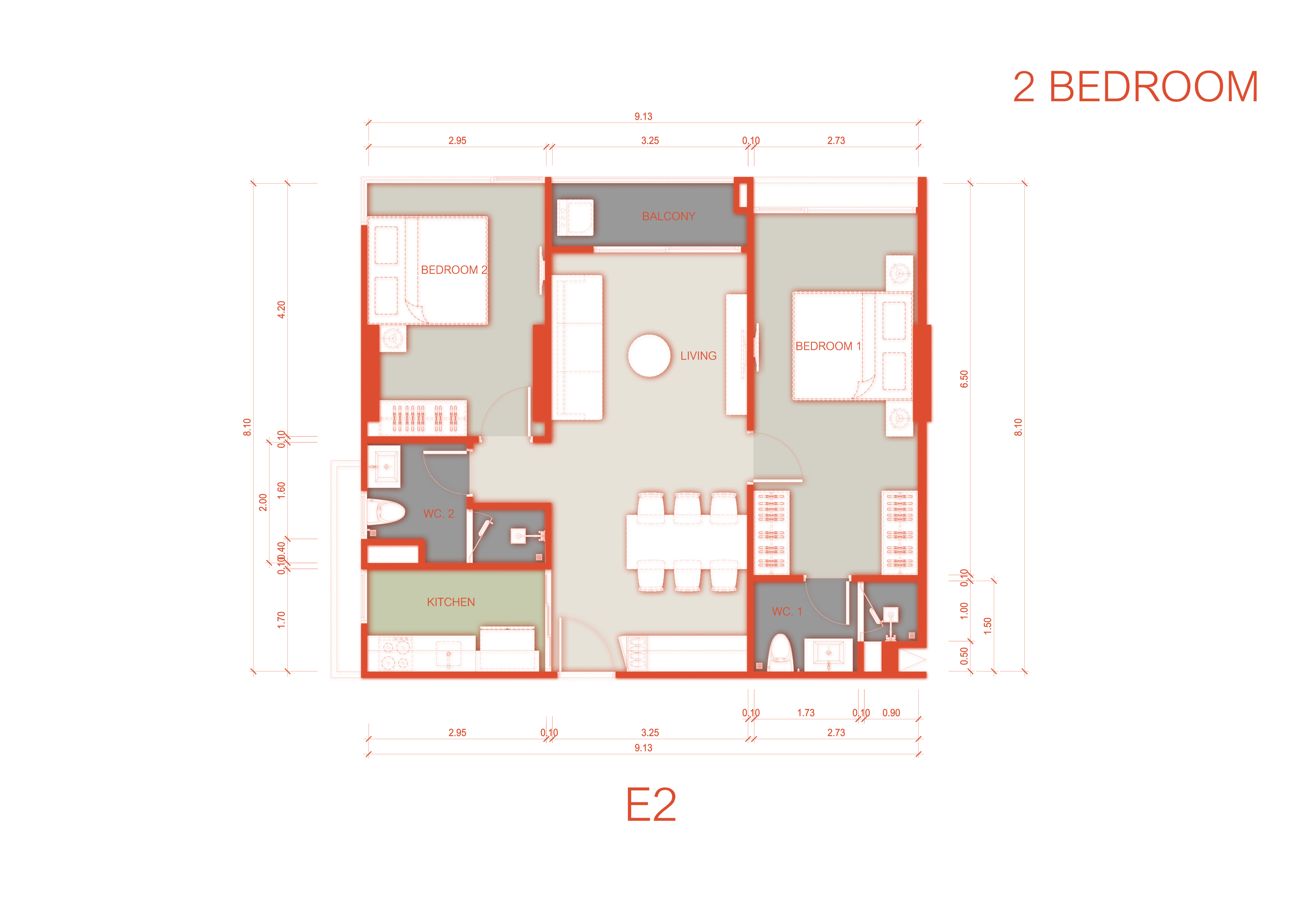 2 BR