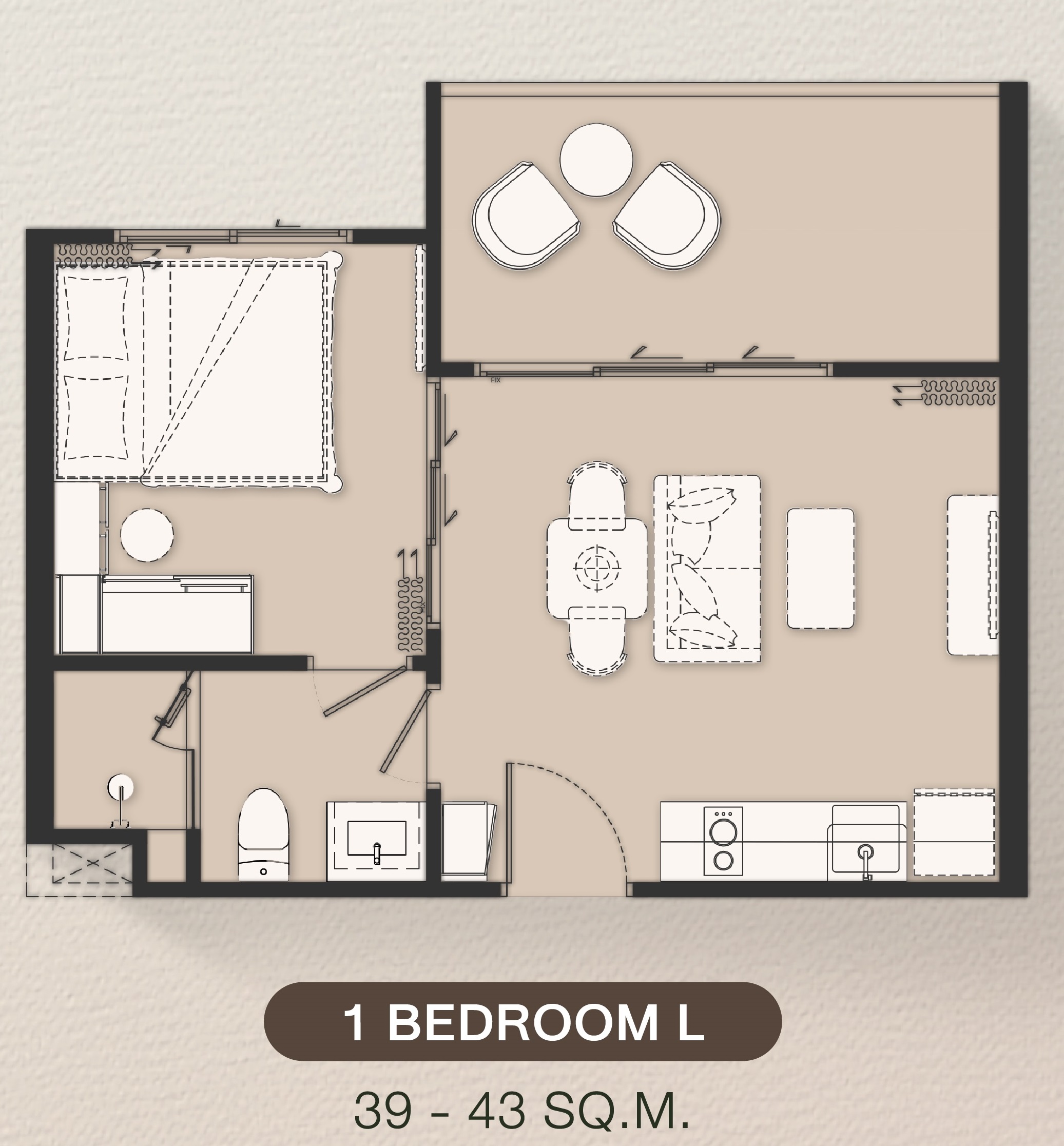 1 BR