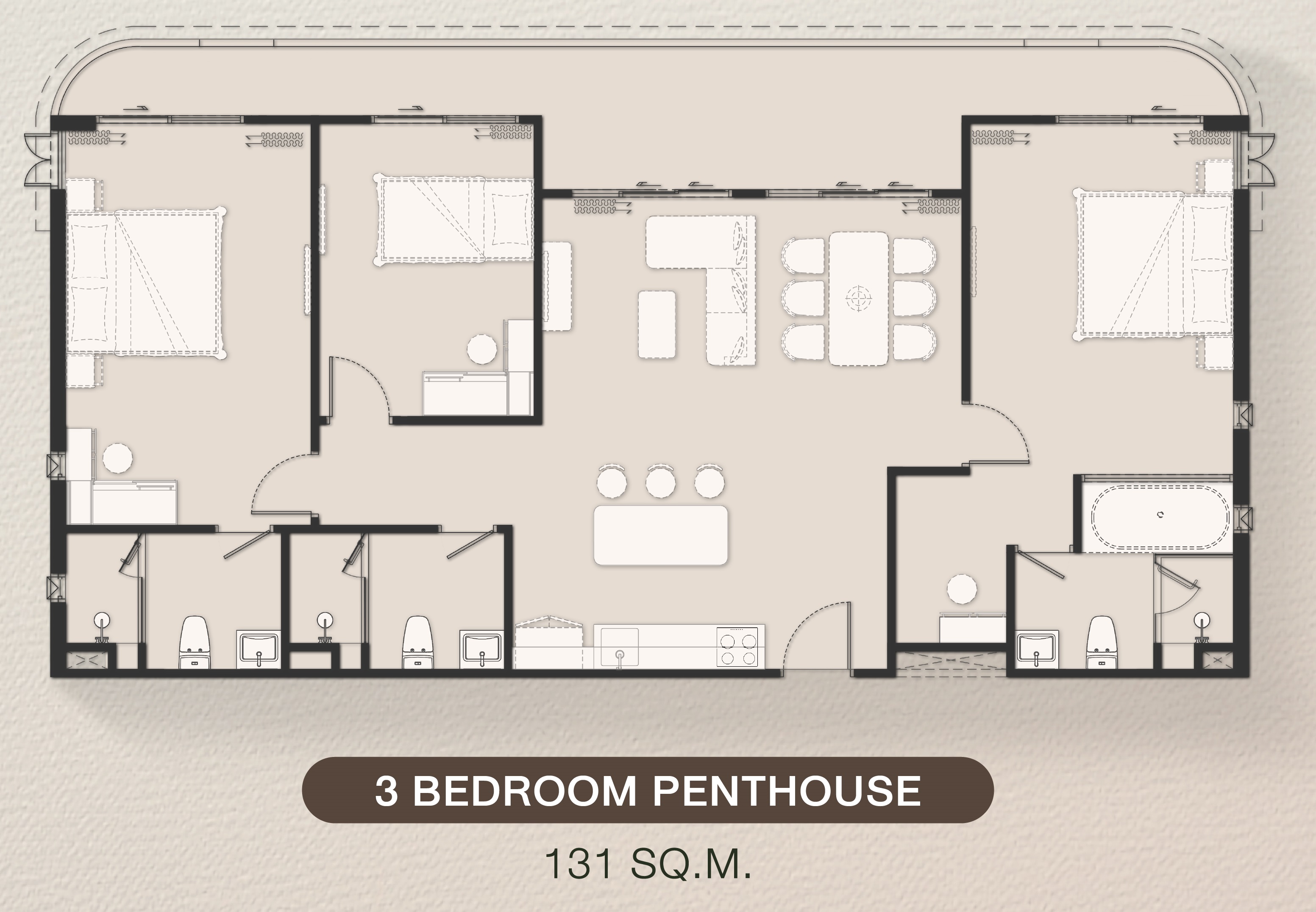 3 BR