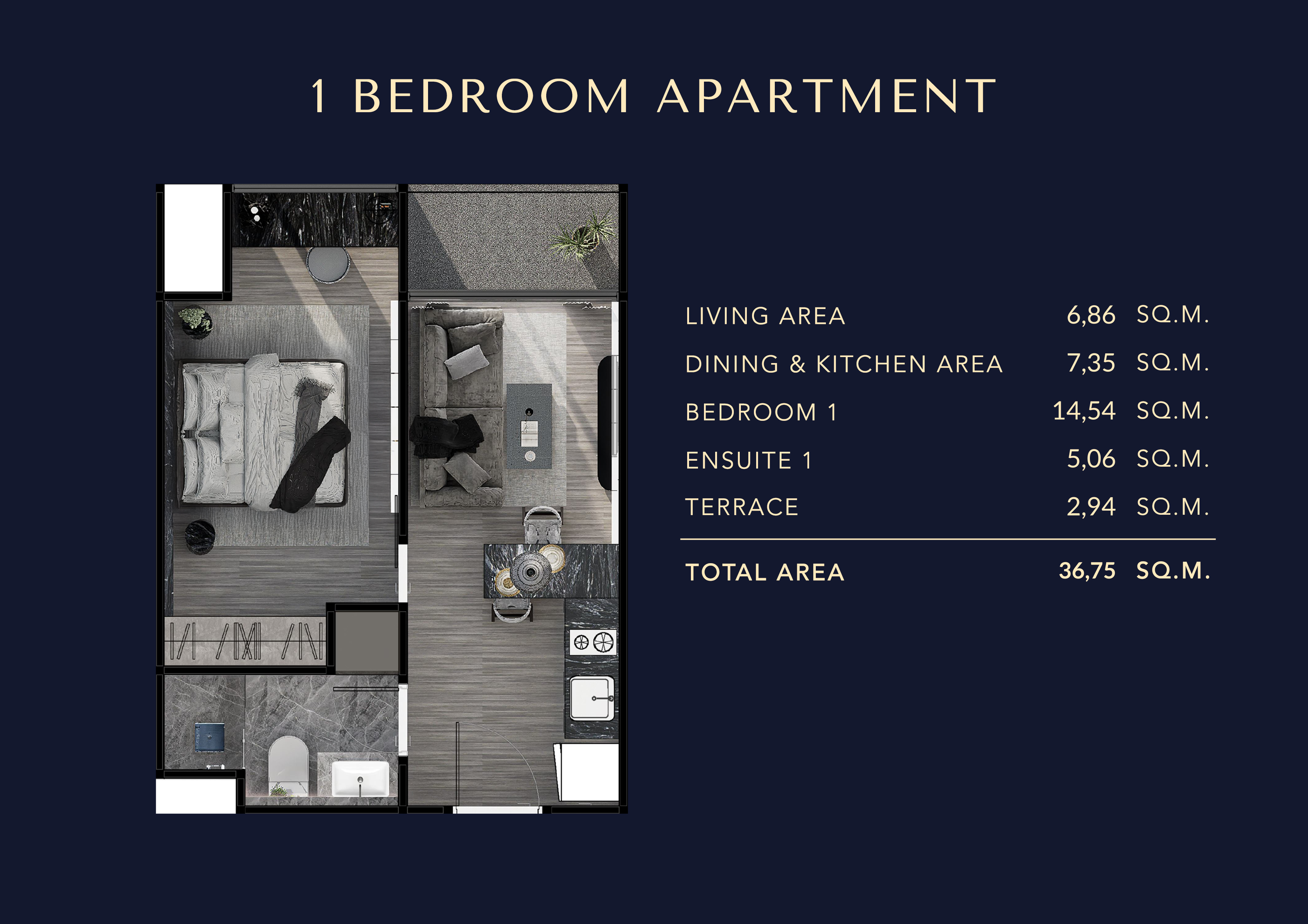 1 BR