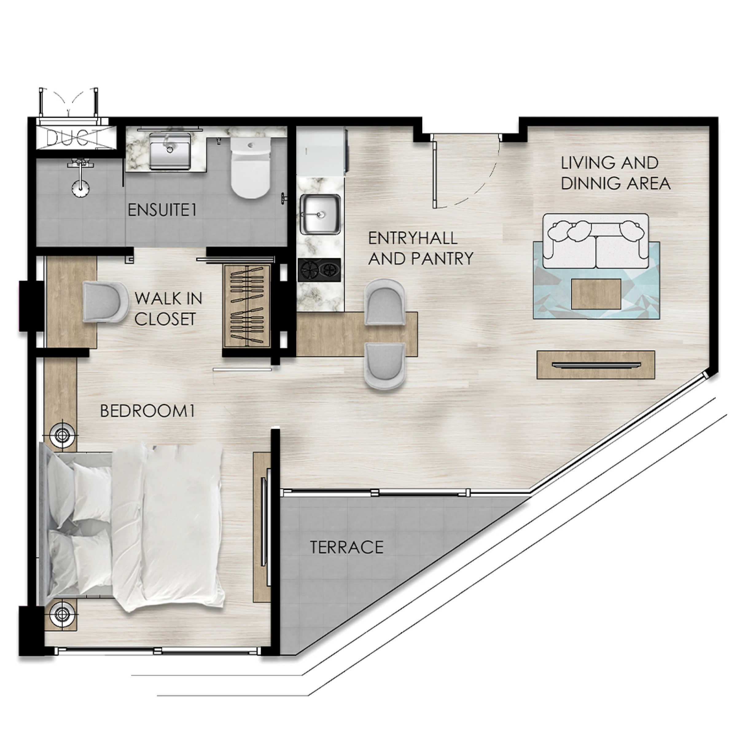 1 BR