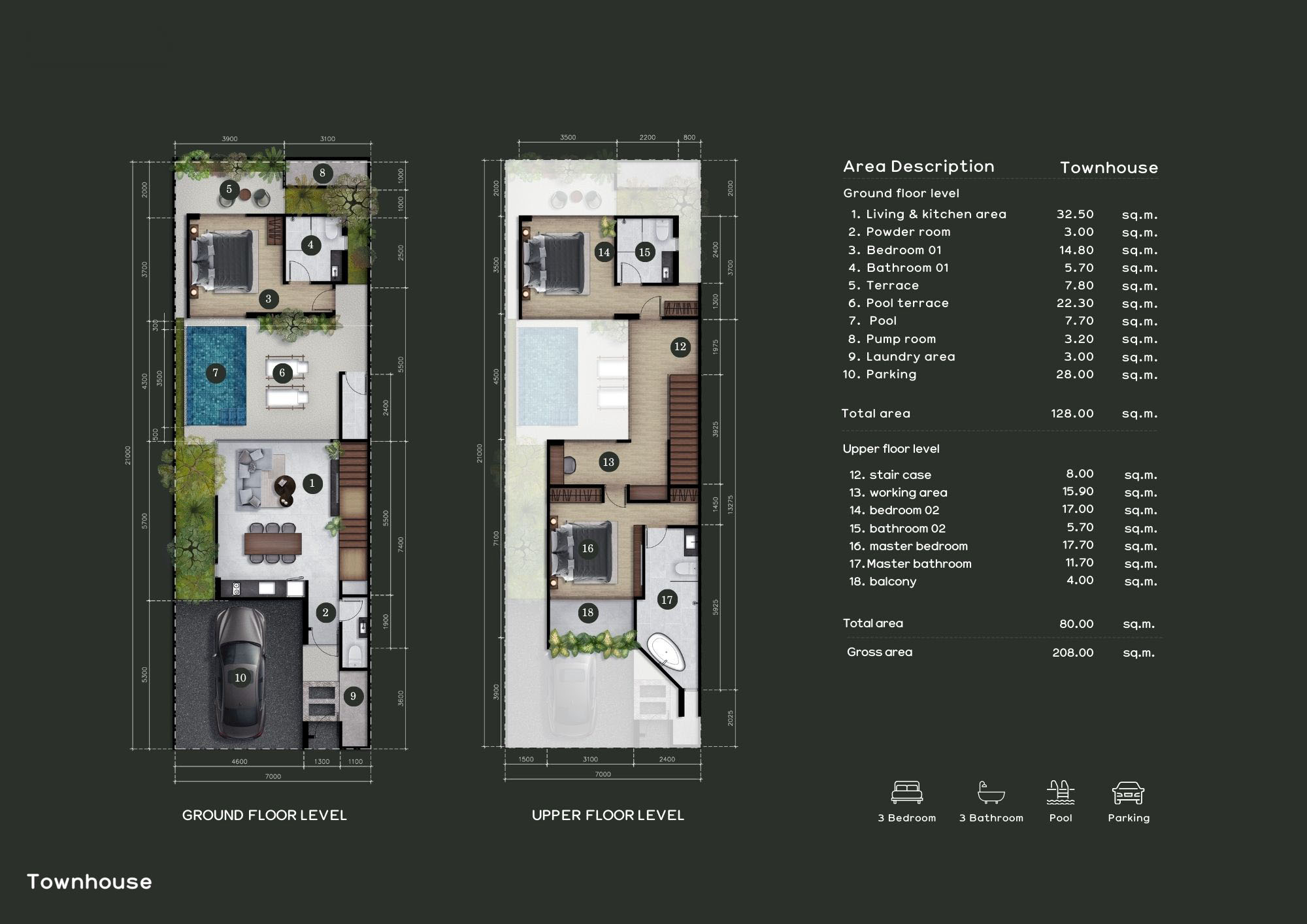 3 BR